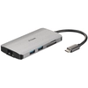Image de D-Link DUB-M810 station d'accueil Avec fil USB 3.2 Gen 1 (3.1 Gen 1) Type-C Aluminium - Neuf