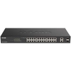 Image de D-Link DGS-1100-26MPV2/E commutateur réseau Géré L2 Gigabit Ethernet (10/100/1000) Connexion Ethernet, supportant l'alimentation via ce port (PoE) Noir - Neuf