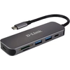 Image de D-Link Hub USB-C 5-en-1 avec lecteur de carte DUB-2325 - Neuf