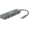 Image de D-Link Hub USB-C 6-en-1 avec HDMI/lecteur de carte/alimentation DUB-2327 - Neuf