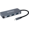 Image de D-Link Hub USB-C 6-en-1 avec HDMI/Gigabit Ethernet/alimentation DUB-2335 - Neuf