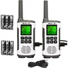 Image de Retevis RT45 Talkie Walkie Rechargeable, licence USB 16 canaux, VOX lampe de poche PMR446 Talkie Walkie Famille Urgence Sauvetage (2pcs)