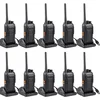 Image de Retevis RT27 radio, PMR446 talkie-walkie set 16 canaux CTCSS/DCS VOX appel d'urgence, avec chargeur USB talkie-walkie pour chantier sécurité terrain de jeu école (10 pièces, noir)