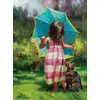 Image de SunsOut Puzzle XXL - Le Parapluie Sarcelle - 500 pièces