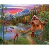 Image de SunsOut Puzzle Stone Bridge Lake 1000 pièces Tom Wood Art