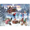 Image de Puzzle SunsOut Patineurs autour d'un feu de camp - 1000 pièces Puzzle
