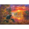 Image de SunsOut Puzzle XXL - Camp de pêche - Puzzle de 500 pièces