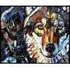 Image de SunsOut Puzzle Vitrail Loups - 1000 Teile Puzzle