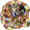 Image de SunsOut Puzzle Panier de chat Jigsaw Linda Elliot 750 pièces carton
