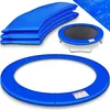 Image de Kiduku - Coussin De Protection Trampoline Ø 244 Cm Couverture Rembourrage, Résistant Aux Intempéries, Aux Uv Et Au Gel