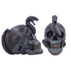 Image de Figurine SERPENTINE FATE GOTHIC SNAKE SKULL - Nemesis Now Figurine - 87327