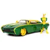 Image de Miniature FORD Thunderbird avec figurine LOKI verte 1963 MARVEL 1/24 - Jada Toys Miniature automobile - Jada33357