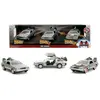 Image de Miniature 1:32 PACK 3PCS DMC TIME MACHINE 1/2/3 SILVER HOLLYWOOD RIDES 1/32 - Jada Toys Miniature automobile - Jada33399