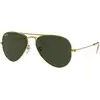 Image de Ray - Ban Unisex Ray - Ban RB3025 AVIATOR W3234 Lunettes de soleil Métal Or G15 Pilote Normale