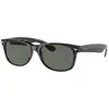 Image de Ray - Ban Unisex Ray - Ban RB2132 NEW WAYFARER 901 Lunettes de soleil Nylon Noir Vert G15 Carré Normale