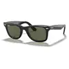 Image de Ray - Ban Unisex Ray - Ban RB2140 WAYFARER 901 Lunettes de soleil Acétate Noir Vert G15 Carré Normale