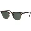 Image de Ray-Ban Clubmaster Mock Tortoise/Arista Lunettes de soleil marron Uni