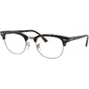 Image de Ray - Ban Unisex Ray - Ban RX5154 CLUBMASTER 2012 Montures optiques Acétate Marron Transparent Carré Normale