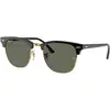Image de Ray - Ban Unisex Ray - Ban RB3016 CLUBMASTER 901/58 Lunettes de soleil Acétate Noir G15 Carré Polarisé