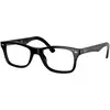 Image de Ray - Ban Unisex Ray - Ban RX5228 2000 Montures optiques Acétate Noir Transparent Carré Normale
