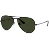 Image de Ray - Ban Unisex Ray - Ban RB3025 AVIATOR L2823 Lunettes de soleil Métal Noir Vert G15 Pilote Normale