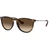 Image de Ray-Ban Erika Rubber Havana Lunettes de Soleil marron Uni