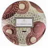 Image de Voluspa Japonica, bougie parfumée en étain, bois de cèdre japonais (Hinoki), 3 mèches, 340g