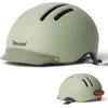 Image de Thousand Chapter Casque de Vélo Adulte   Protection MIPS et PopLock Antivol Casque   Conception Légère et Ventilée avec Feu Arrière LED   Idéal pour Cyclisme Urbain et Route   Chapter Desert Sage, L en occasion ou reconditionné