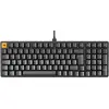 Image de Glorious Gaming GMMK 2 Compact (65 %)   Clavier mécanique de jeu, châssis en aluminium, personnalisable, touches doubleshot, switches Glorious Fox, éclairage RGB par touche, disposition QWERTY anglaise   Blanc
