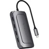 Image de Satechi USB4 Multiport adapter 8K (HDMI)   Données USB-A jusqu'à 10 Gbps   HDMI 8K et Ethernet Gigabit   Charge USB-C PD jusqu'à 100W