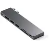 Image de Hub USB-C Slim PRO pour MacBook Plug and Play Compact Gris - Neuf