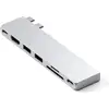 Image de Satechi USB-C Pro Hub Slim Adapter argenté USB-C