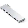 Image de Satechi ST-HUCPHSS station d'accueil USB 3.2 Gen 2 (3.1 Gen 2) Type-C Argent - Neuf