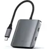 Image de Satechi 4-Port USB-C hub avec power delivery (100W)   Connexion d'entrée principale : USB-C 3.2 Gen 2   4x Ports USB-C 3.2 Gen 2 (10 Gbps)   Entrée PD jusqu'à 100W, avec une sortie maximale de 75W
