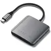 Image de Satechi ST-H4CPDM hub & concentrateur USB Type-C 10000 Mbit/s Gris - Neuf