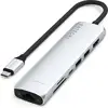 Image de Satechi USB-C 7-en-1 Slim Multi Port Adapter Ethernet Silver