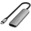 Image de Satechi ST-P4SM hub & concentrateur USB Type-C 10000 Mbit/s Gris - Neuf