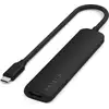 Image de Satechi USB-C 6-en-1 Adaptateur multiport slim   Ports USB-C PD et USB-A   HDMI 4K à 60Hz   Lecteur de Carte Micro/SD