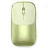 Image de Satechi, souris sans fil à double connexion, modèle Slim EX, rechargeable, compacte, couleur verte