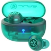 Image de JLab Go Pop Casque d'écoute sans fil véritable avec ANC, transparent & bleu-vert