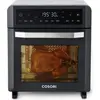 Image de Cosori CAF-R121-KEU Friteuse à air chaud avec four, 1800 W, 12 l, 11 programmes, 30-220 °C, Systèmes de sécurité, Accessoires, Noir