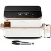 Image de Cosori Dual Blaze Twinfry Chef Edition Double 10 L Autonome 2800 W Friteuse d'air chaud Or rose, Blanc - Neuf
