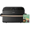 Image de Friteuse à air chaud compacte COSORI Dual Blaze TwinFry 8,6 L 2700 W avec double zone, revêtement en céramique sans PFAS, SYNC & MATCH, CAF-TF801-CEUR