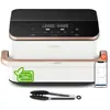 Image de Friteuse à air chaud COSORI Dual Blaze TwinFry CAF-TF101-WEUR 10 L 2800 W, revêtement en céramique, jusqu'à 240 °C, avec séparateur et 2 plaques croustillantes, blanche