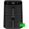 Image de Friteuse d'air chaud Cosori Turbo Tower 10,8 L double stack 2630 W 7 programmes Noir PTFE-free - Neuf