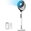 Image de Ventilateur sur pied DREO TurboPoly 565S avec une forte circulation d'air