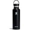 Image de HYDRO FLASK - Gourde Isotherme 621 ml (21 oz) - Bouteille Inox à Isolation Sous Vide - Bouchon Antifuite et Revêtement par Poudre - Ouverture Standard - Noir en occasion ou reconditionné