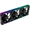 Image de Thermalright TL-M12Q X3 Lot de 3 ventilateurs de refroidissement pour boîtier PC 120 mm, connexion en guirlande, 2000 tr/min, débit d’air élevé, ARGB, double éclairage à miroirs infinis pour gaming en occasion ou reconditionné