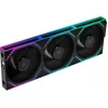 Image de Thermalright TL-M12QR X3 Lot de 3 ventilateurs pour boîtier à pales inversées, 120 mm, connexion en guirlande, 1500 tr/min, ARGB, double éclairage à miroirs infinis pour jeux vidéo en occasion ou reconditionné