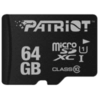 Image de Patriot Memory PSF64GMDC10 mémoire flash 64 Go MicroSDXC UHS-I Classe 10 - Neuf